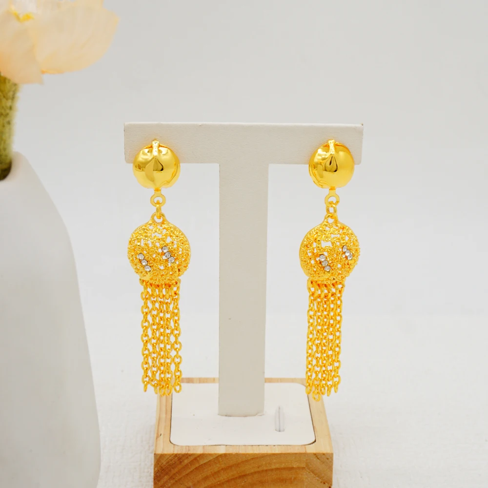 Dubai Gold Color Jewelry Sets African Indian Wedding Bridal Wife Gifts Necklace Bracelet Earrings Ring Jewelry for Women 2022