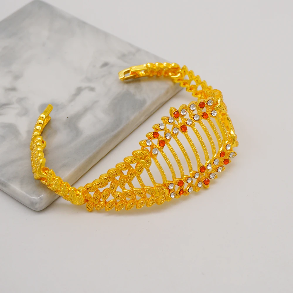 Dubai Gold Color Jewelry Sets African Indian Wedding Bridal Wife Gifts Necklace Bracelet Earrings Ring Jewelry for Women 2022