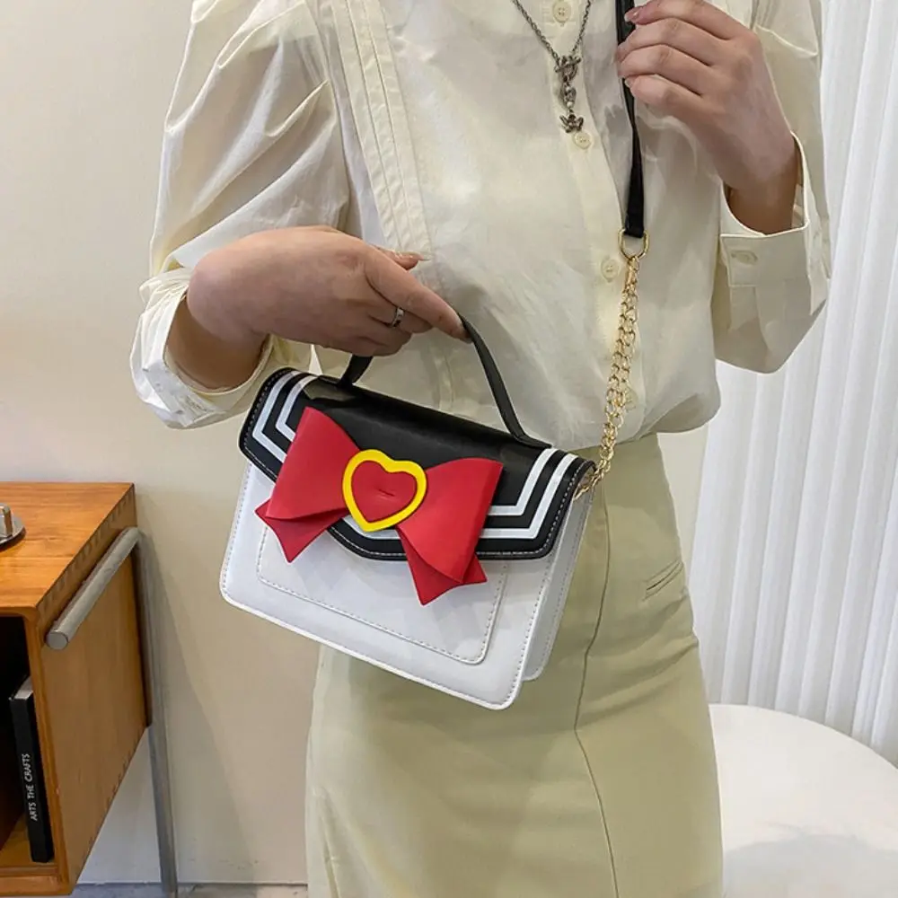 Sailor Moon Bowknot Designer Purses and Handbags Kawaii Shoulder Bag for Young Girls Women Crossbody Bag Uniform JK Messenger Ba