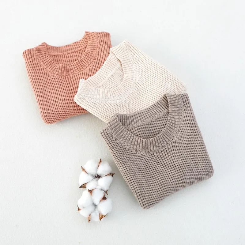 Baby Girls Sweaters Baby Girl Solid Sleeveless Pullover Vest Baby Boys Sweaters Knit Vest Kids Toddler Autumn Outerwear