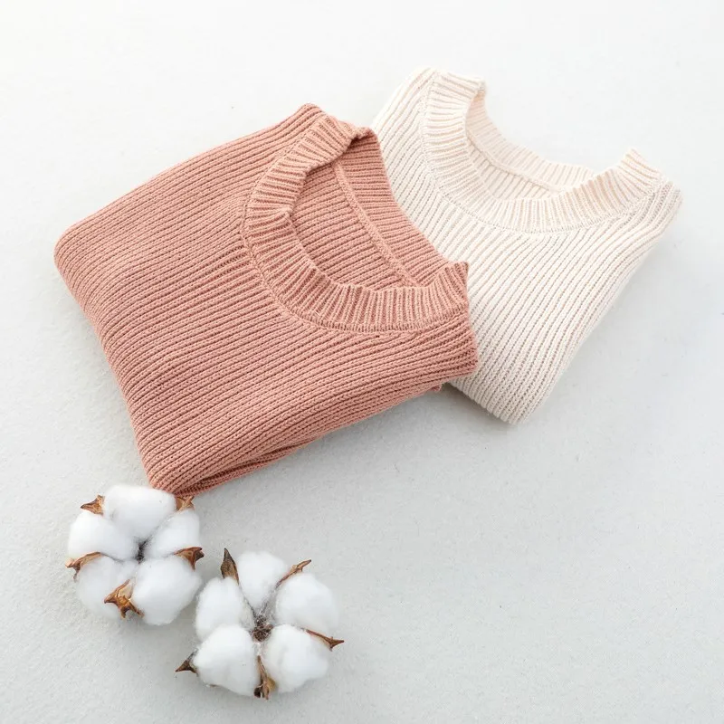 Baby Girls Sweaters Baby Girl Solid Sleeveless Pullover Vest Baby Boys Sweaters Knit Vest Kids Toddler Autumn Outerwear