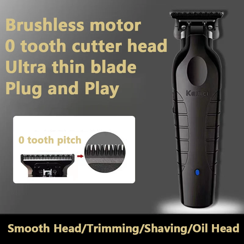 Kemei KM-2296 2299 Professional Hair Clipper for Men Hair Cutting Machine with Seat Charger Hair Trimmer Machine Haircut Machine