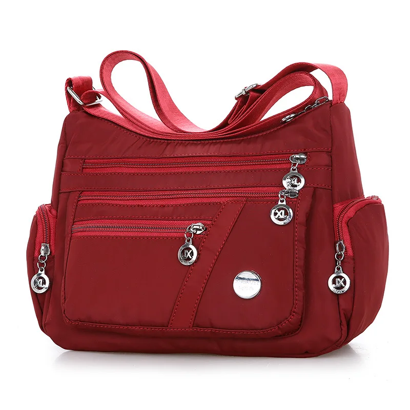 Yogodlns Fashion Women Shoulder Messenger Bag Waterproof Nylon Oxford Crossbody Bag Handbags Large Capacity Travel Bags Purse