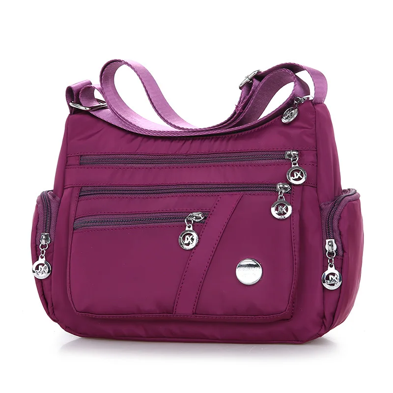 Yogodlns Fashion Women Shoulder Messenger Bag Waterproof Nylon Oxford Crossbody Bag Handbags Large Capacity Travel Bags Purse