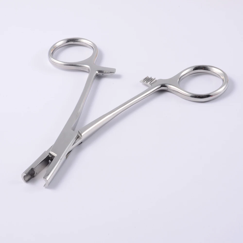 1pcs Surgical Steel Professional Dermal Anchor Holding Tube Tool Plier Dermal Disc Forcep Professional Piercing Equipment 3-5mm