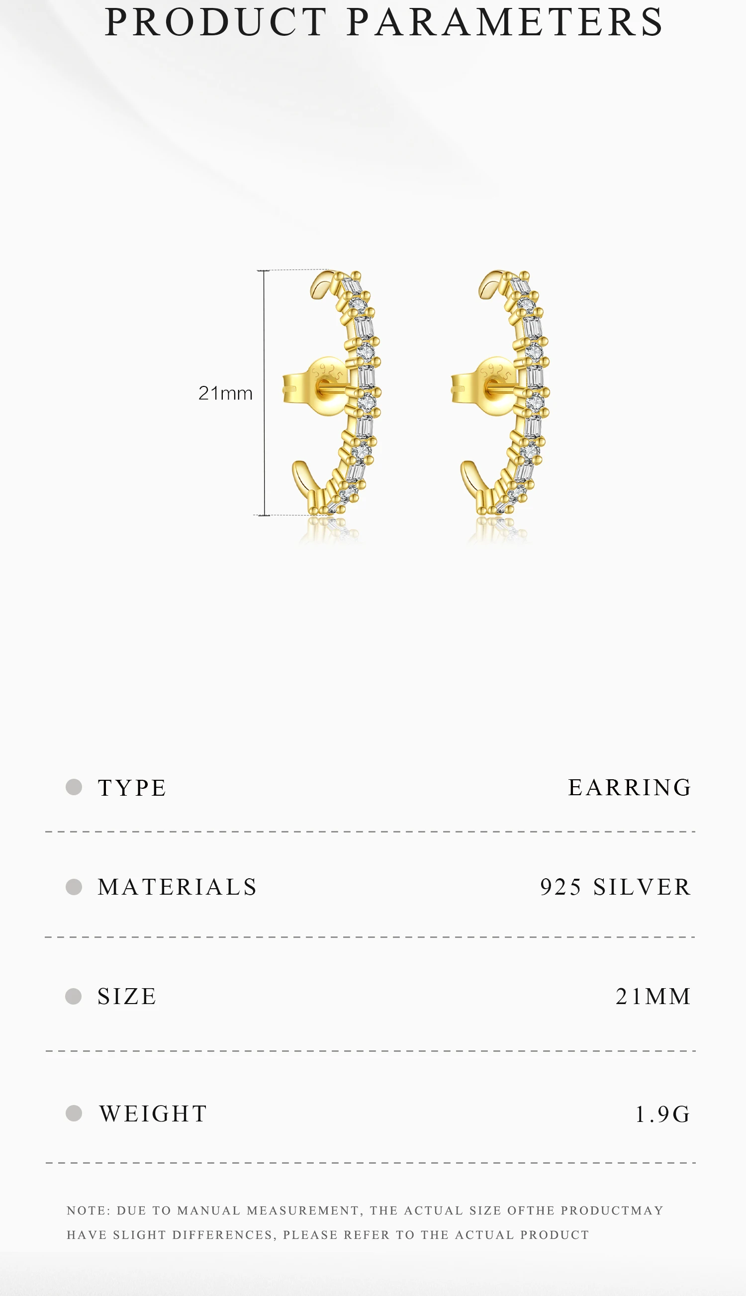 ANDYWEN 925 Sterling Silver Gold Clear CZ Circle Stud Earring 2023 Spiring Luxury Fine Jewelry Valentines Gift Women Jewels