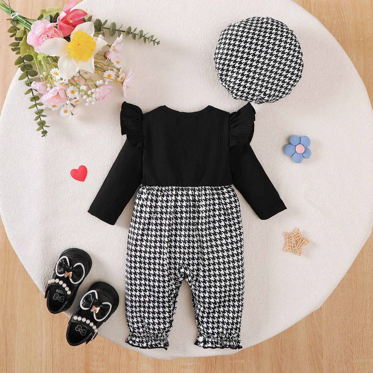 0-18Months Newborn Baby Girl Dress with Bow Long Sleeve Leopard Dresses Onesie Clothing Autumn Infant Fashion Cute Jumpsuit