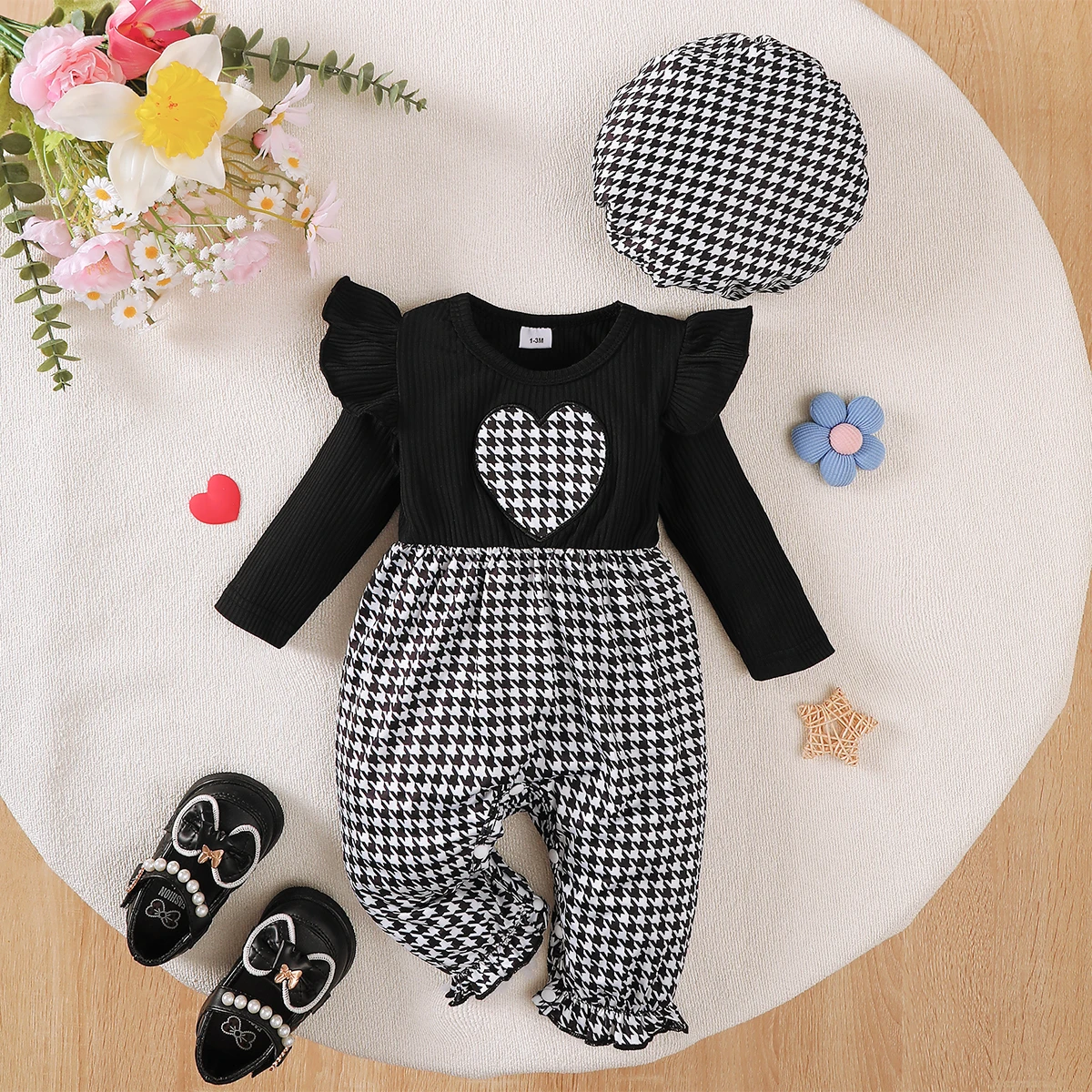 0-18Months Newborn Baby Girl Dress with Bow Long Sleeve Leopard Dresses Onesie Clothing Autumn Infant Fashion Cute Jumpsuit