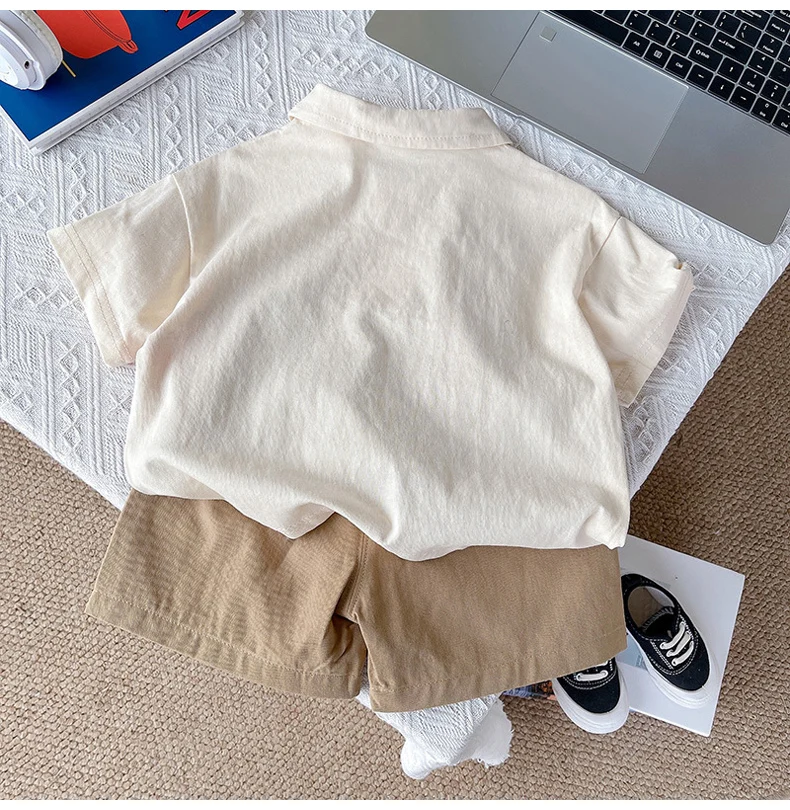 IENENS Summer Baby Clothing Sets Polo-shirt + Shorts Suits 0-4 Years Kids Boy Short Sleeve Holiday Clothes Casual Outfits