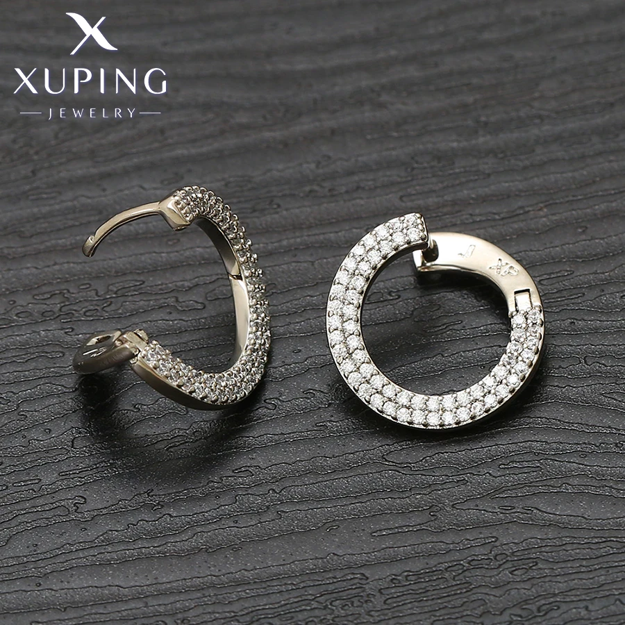 Xuping Jewelry Fashion Серьги Charm Simple Gold Color Earrings for Women Party Copper Alloy Exquisite Gift X000463287