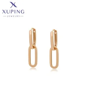 Xuping Jewelry Fashion Серьги Charm Simple Gold Color Earrings for Women Party Copper Alloy Exquisite Gift X000463287