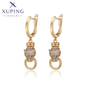 Xuping Jewelry Fashion Серьги Charm Simple Gold Color Earrings for Women Party Copper Alloy Exquisite Gift X000463287