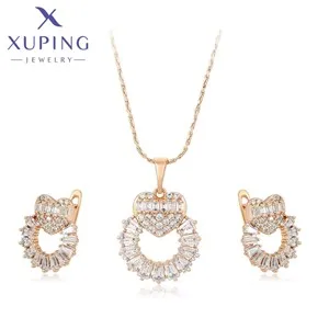 Xuping Jewelry Fashion Серьги Charm Simple Gold Color Earrings for Women Party Copper Alloy Exquisite Gift X000463287