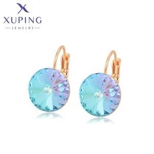 Xuping Jewelry Fashion Серьги Charm Simple Gold Color Earrings for Women Party Copper Alloy Exquisite Gift X000463287
