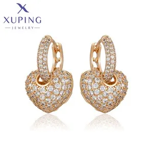 Xuping Jewelry Fashion Серьги Charm Simple Gold Color Earrings for Women Party Copper Alloy Exquisite Gift X000463287