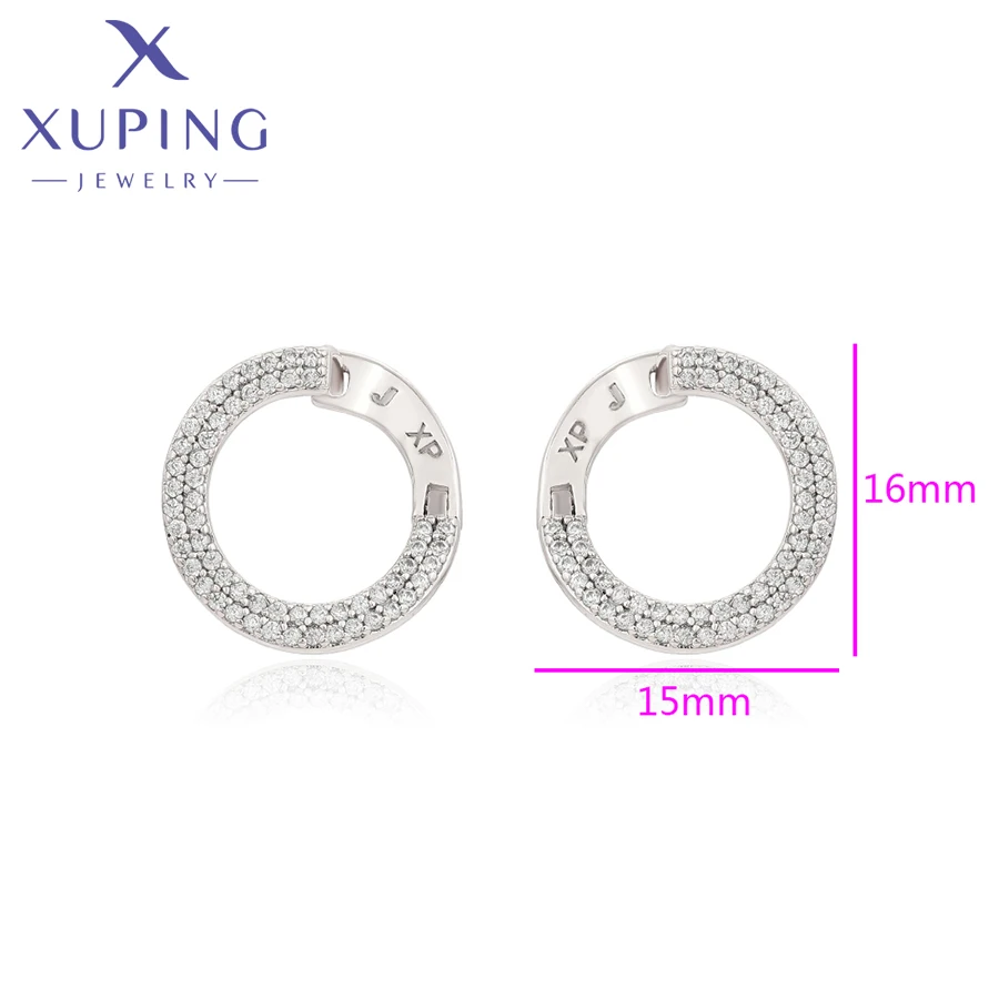 Xuping Jewelry Fashion Серьги Charm Simple Gold Color Earrings for Women Party Copper Alloy Exquisite Gift X000463287