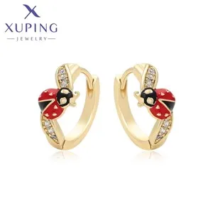 Xuping Jewelry Fashion Серьги Charm Simple Gold Color Earrings for Women Party Copper Alloy Exquisite Gift X000463287