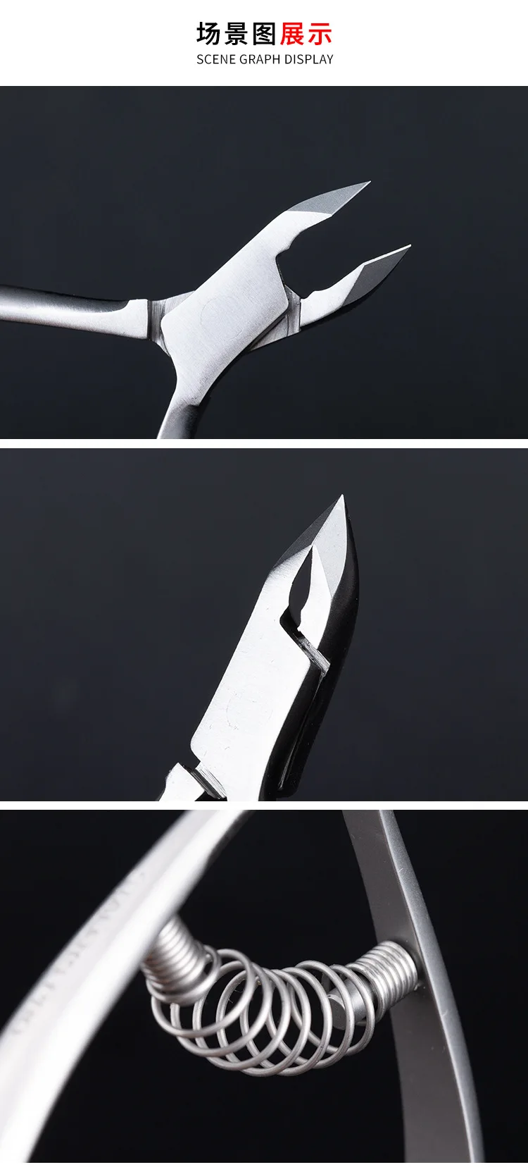 STALEKS Pro Dead Skin Scissor Stainless Steel Toenail Cuticle Nipper High Precision Nail Cuticle Scissors Plier Manicure Tools