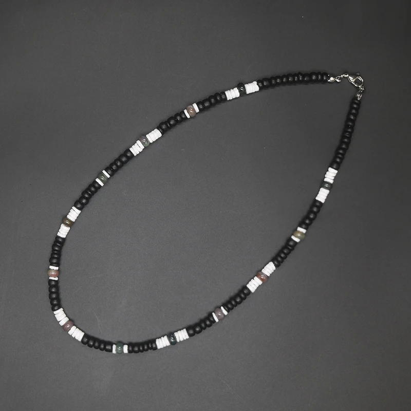 2023 Tribal Coconut Beads Necklace Men Ethnic Bohemia Puka Shell Surfer Necklace For Men Jewelry Collar Hombre Gift for Him