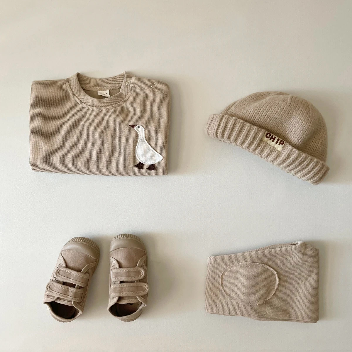 Infant Baby Boys Girl Clothes Newborn Autumn Long Sleeve Goose Bear Pattern Cotton Tops Casual Pants Toddler Clothing Outfit Set