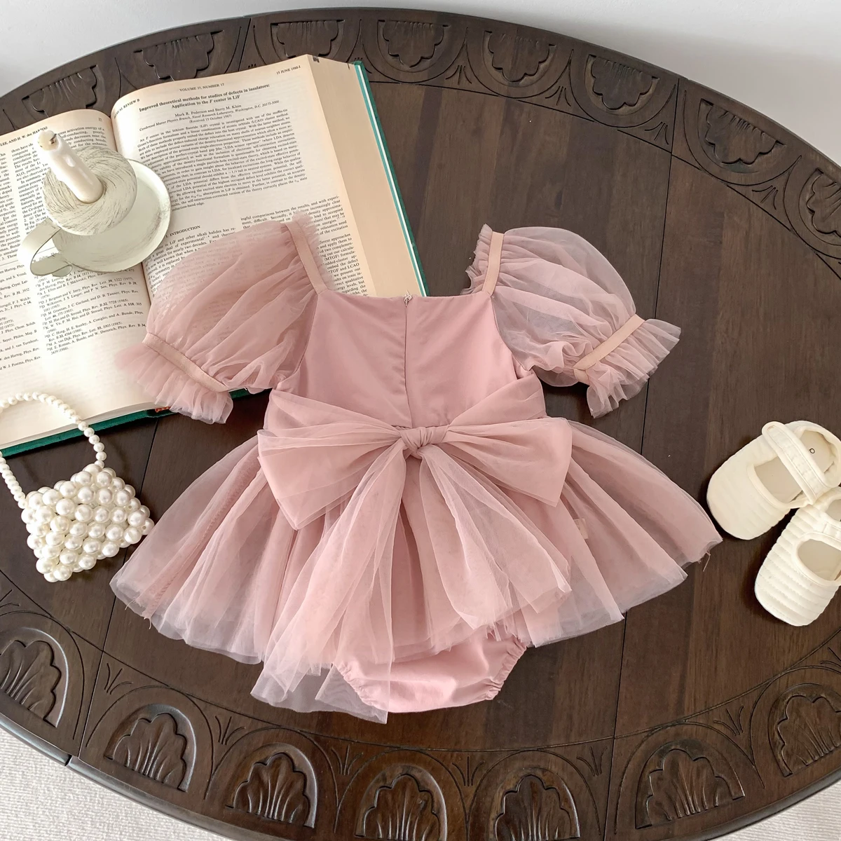 Summer Baby Romper Set Lace Polka Dots Toddler Princess Dress Infant Girls Bodysuit Baby Onesies 0-24 Months
