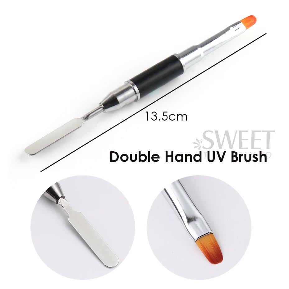 Beginner Extension Nails Gel Kit Nude Color Quick Building Complete Tools Crystal Clip Brush Form Set Manicure Prolong Supplies