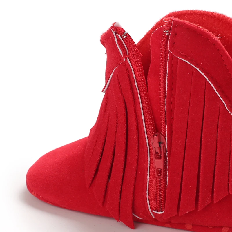 Toddler Footwear Boots Newborns Prewalkers For Unisex Baby Boys Girls Winter Keep Warm Moccasins Tassel Footwear Shoes 0-18M