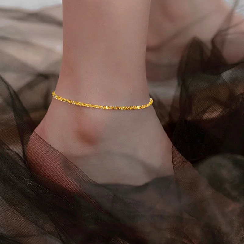 SOMILIA S925 Sterling Silver Bracelet 18K Gold Plated Sparkling Glitter Bracelet Real Money Hand Jewelry Lady Strap Holiday Gift