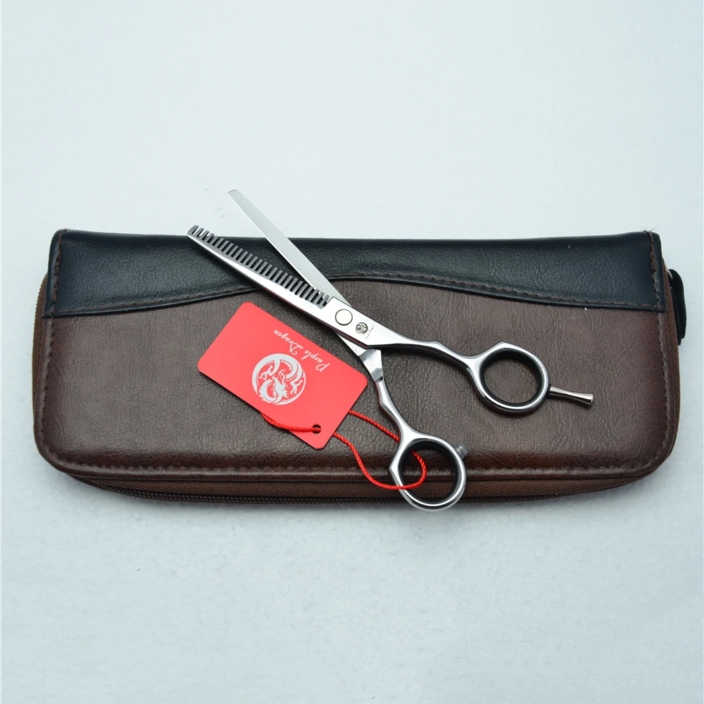 Hair Scissors 5.5'' Purple Dragon Japan Stainless Hairdressing Scissors Hair Cutting Shears Thinning Scissors Haircut Set Z1004
