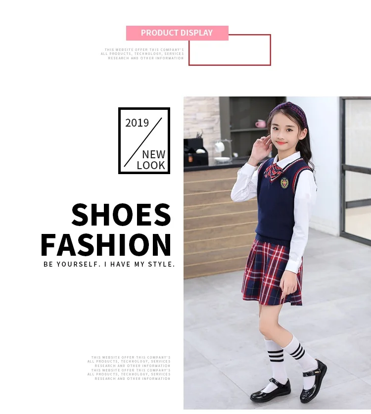 Kids Girls Leather Shoes Children Students Girls Soft Bottom Performance Shoes Children Students Princess Footwear