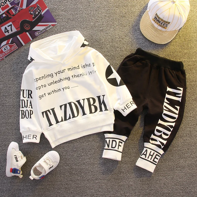New Spring Autumn Fashion Baby Clothes For Girls Children Boys Hoodies Pants 2Pcs/Sets Toddler Casual Clothing Kids Tracksuits