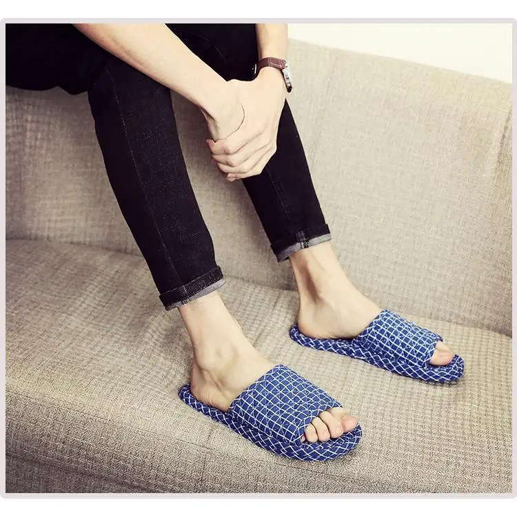 Japanese New Cloth Sole Slippers Silent Indoor Soft Sole Shoes Spring, Autumn, Winter Women's Home Seasons Pantuflas De Mujer