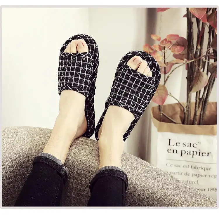 Japanese New Cloth Sole Slippers Silent Indoor Soft Sole Shoes Spring, Autumn, Winter Women's Home Seasons Pantuflas De Mujer