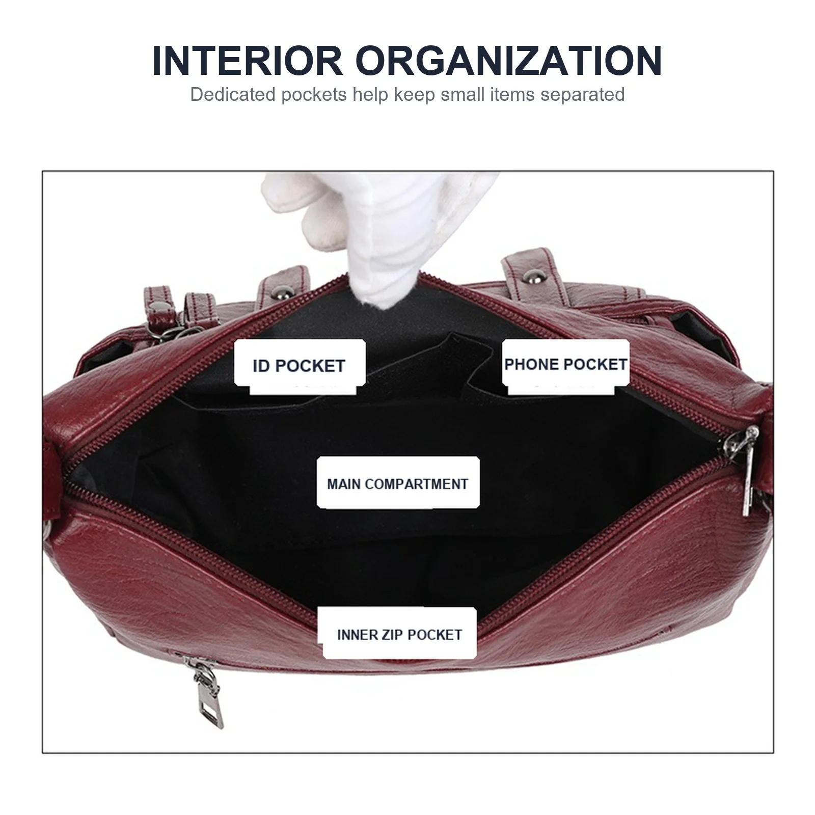 Soft Leather Mother Bag Large Capacity Fashionable Shoulder Crossbody Bag for Women