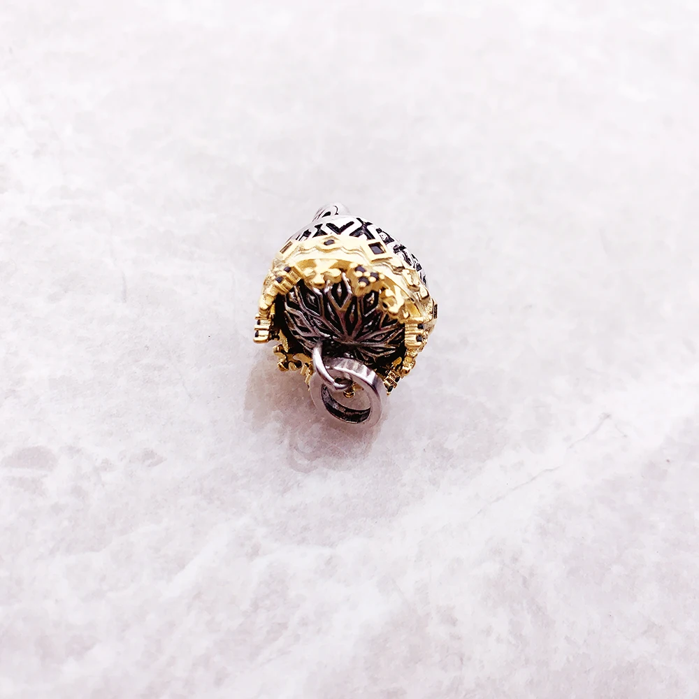 Pendant Skull Crown,Fine Jewelry Europe Vintage Accessorie 925 Sterling Silver Rebel Gift For Woman Men