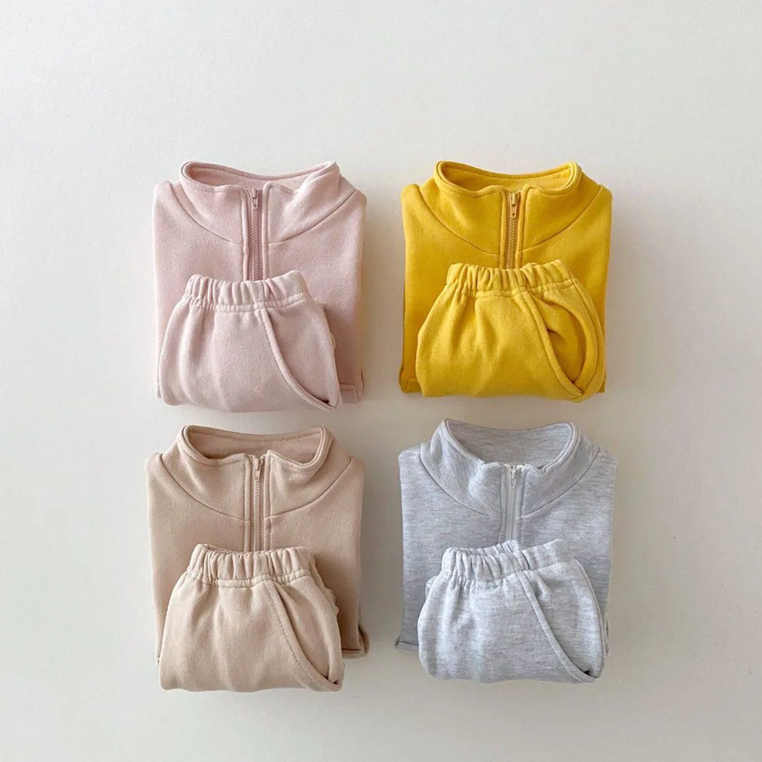 New Spring Autumn Baby Boys Girls Clothes Children Toddler Fashion Costume Kids Tracksuits Letter Hoodies Jacket Pants 2Pcs Sets