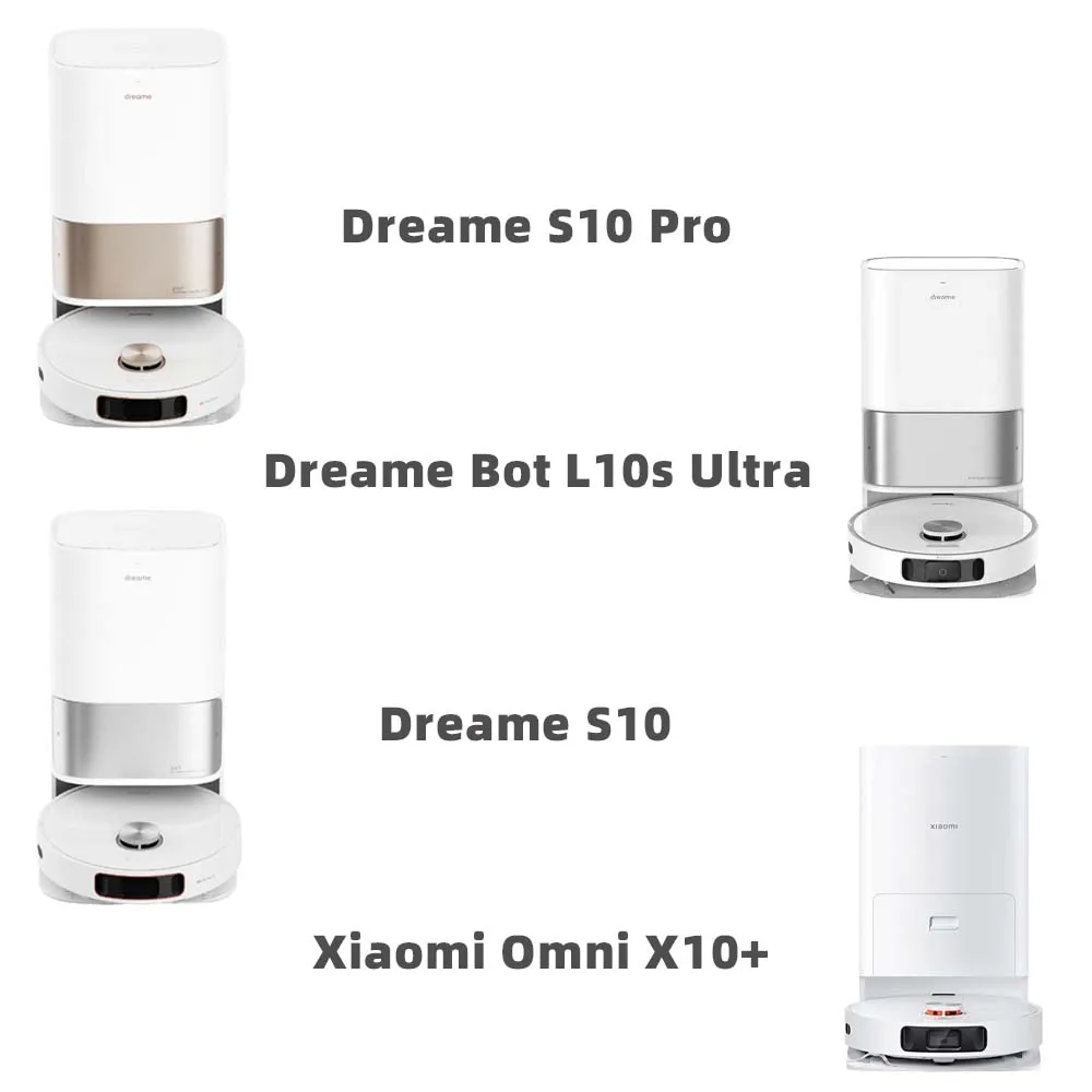 Dreame L10s Ultra / S10 Pro Accessories Mijia Omni 1S B101CN Robot X10+ Vacuum Main Side Brush Filter Mop Parts