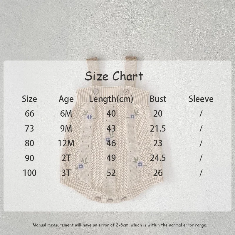 MILANCEL Toddler Baby Girl Clothing Set Embroidery Flower Knit Sweaters Beige Bodysuit Infant Girls Outfit