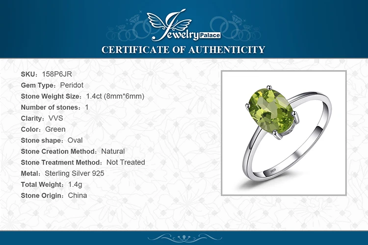 JewelryPalace Genuine Garnet Amethyst Citrine Peridot Blue Topaz 925 Sterling Silver Rings for Women Colorful Gemstone Jewelry