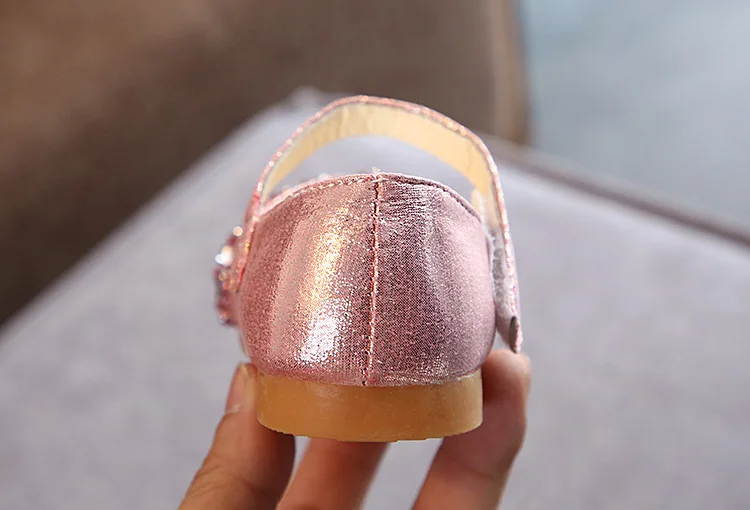 2023 Spring New Children Shoes Girls Princess Shoes Glitter Children Baby Dance Shoes Casual Toddler Girl Sandals