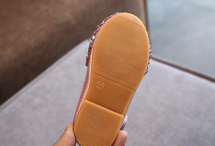 2023 Spring New Children Shoes Girls Princess Shoes Glitter Children Baby Dance Shoes Casual Toddler Girl Sandals