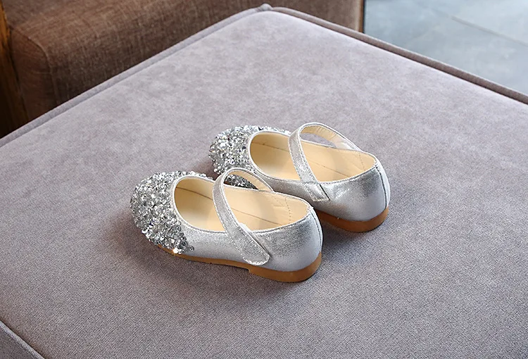 2023 Spring New Children Shoes Girls Princess Shoes Glitter Children Baby Dance Shoes Casual Toddler Girl Sandals