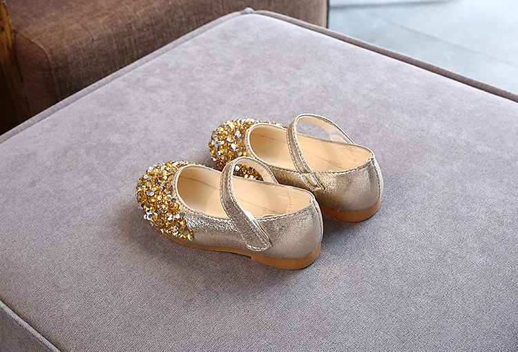 2023 Spring New Children Shoes Girls Princess Shoes Glitter Children Baby Dance Shoes Casual Toddler Girl Sandals