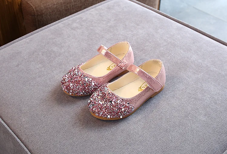 2023 Spring New Children Shoes Girls Princess Shoes Glitter Children Baby Dance Shoes Casual Toddler Girl Sandals
