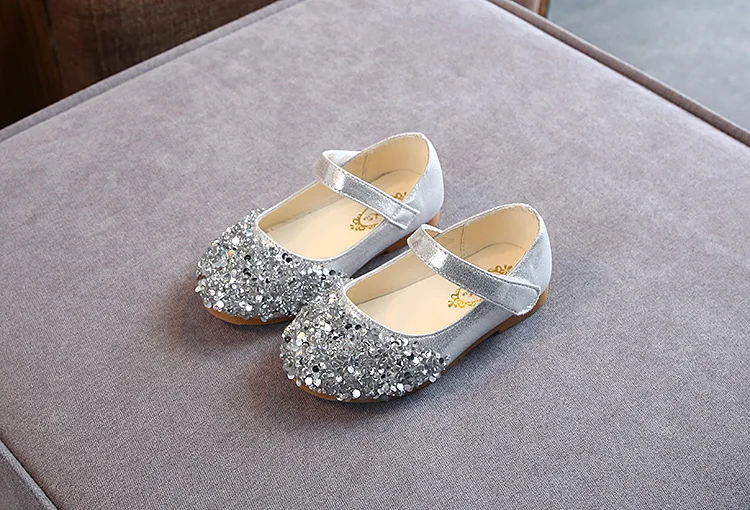 2023 Spring New Children Shoes Girls Princess Shoes Glitter Children Baby Dance Shoes Casual Toddler Girl Sandals