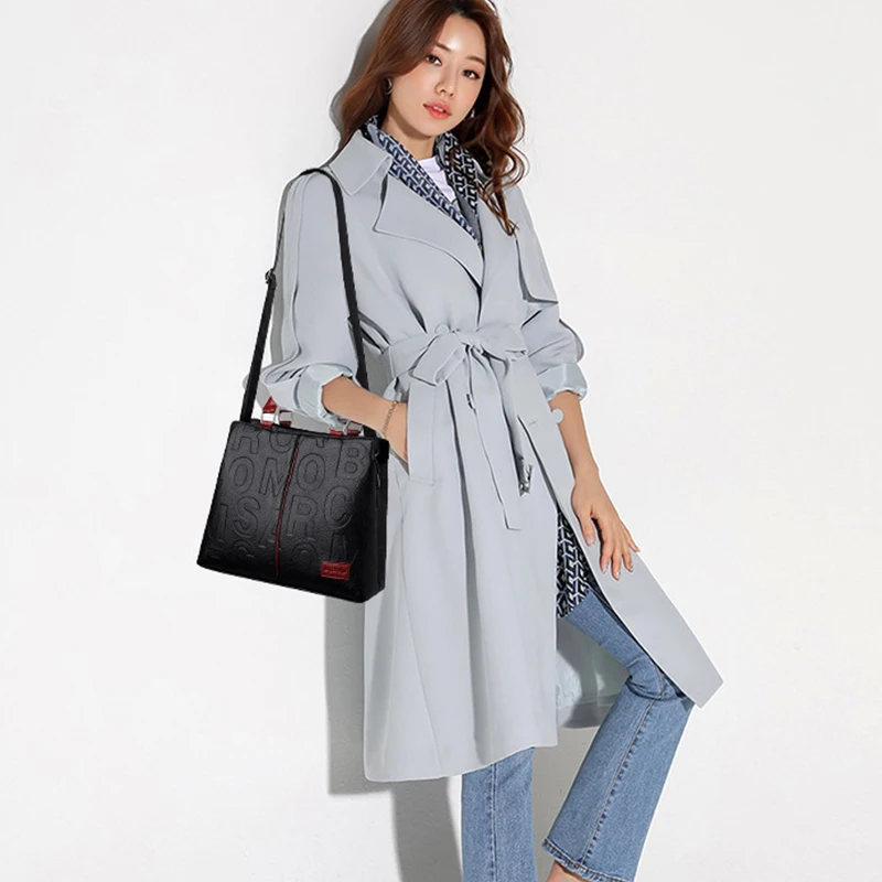 PU Leather Casual Crossbody Bags for Women Ladies Luxury Designer Tote Handbag Female Large Capacity Travel Shoulder Bag Sac