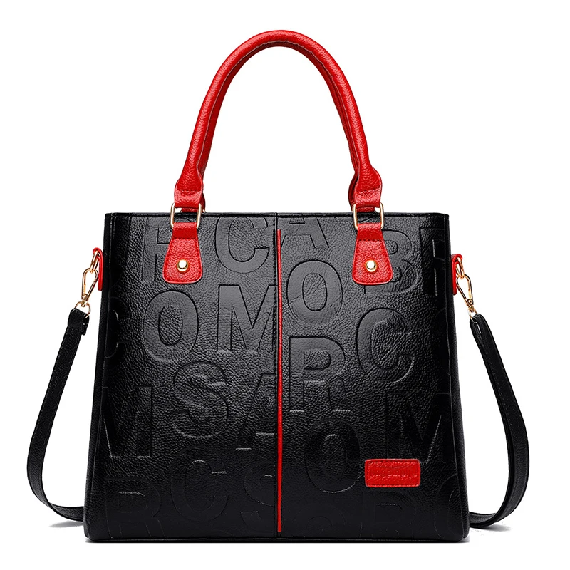 PU Leather Casual Crossbody Bags for Women Ladies Luxury Designer Tote Handbag Female Large Capacity Travel Shoulder Bag Sac