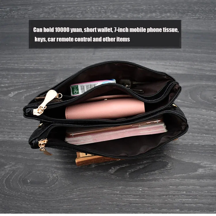 Women's Wallet Four Zipper Long Clutch Bag 3D Knurling Retro Leather Purse Sac Femme Portfel Damski Wristlet Kadın Phone Wallet