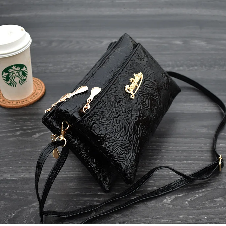 Women's Wallet Four Zipper Long Clutch Bag 3D Knurling Retro Leather Purse Sac Femme Portfel Damski Wristlet Kadın Phone Wallet