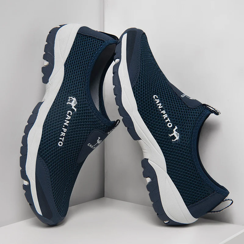 Fashion Summer Shoes Men Casual Shoes Mesh outdoor Breathable Slip-on Flats Men Sneakers Comfortable Water Loafers Zapatillas
